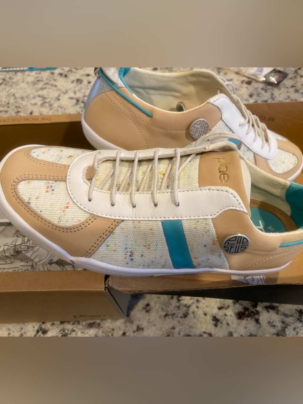 NWT PLAE Butler Turtledove sneakers unisex multicolor 7 women READ DESCRIPTION